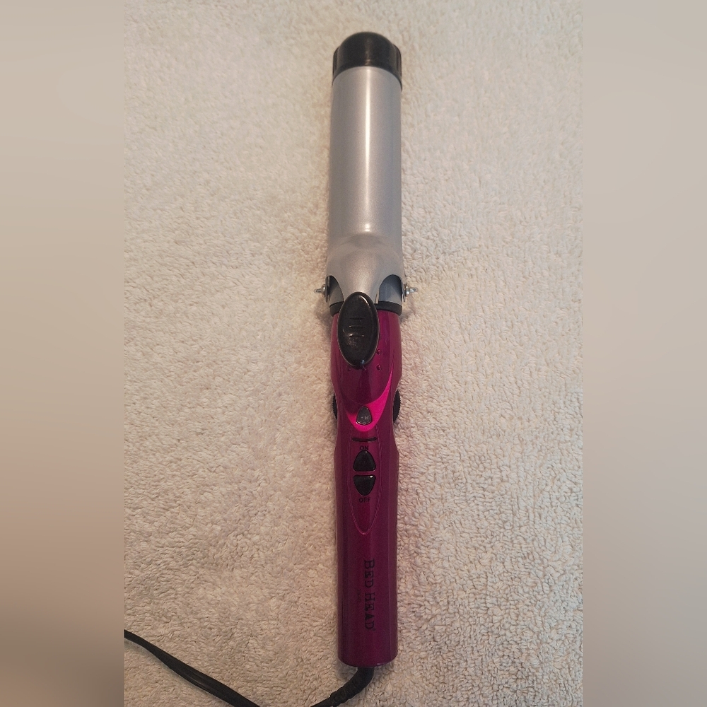 BedHead Pink and Silver Curling Iron